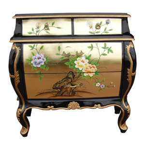 Kommode Gold Leaf von Grand International Decor
