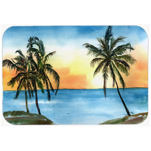 Palm Tree Kitchen Rugs Wayfair Palm Tree Kitchen Bath Mat
