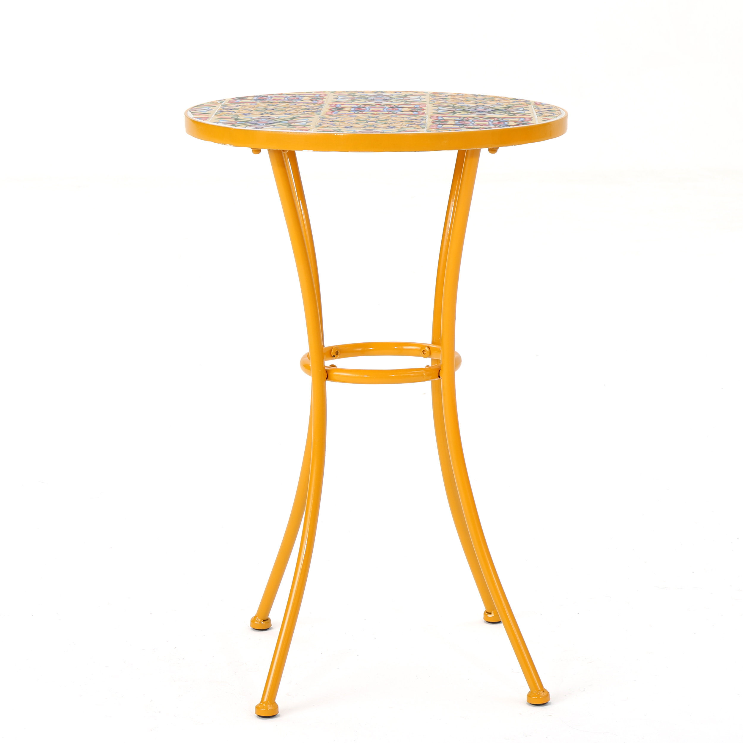 Chantel Outdoor Ceramic Tile Side Table Reviews Joss Main