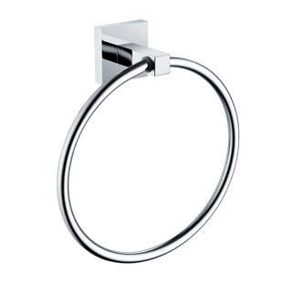 Towel Rings You Ll Love Online Wayfair Co Uk Square Wall Mounted Towel Ring