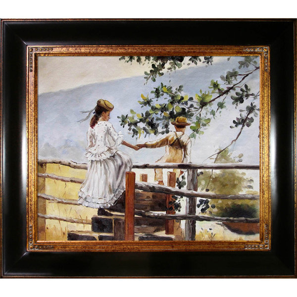 Tori Home On the Stile by Winslow Homer Framed Painting