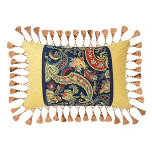 Rhapsody Reversible Cotton Throw Pillow