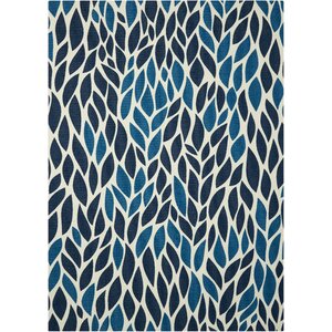 Cadet Blue Indoor/Outdoor Area Rug