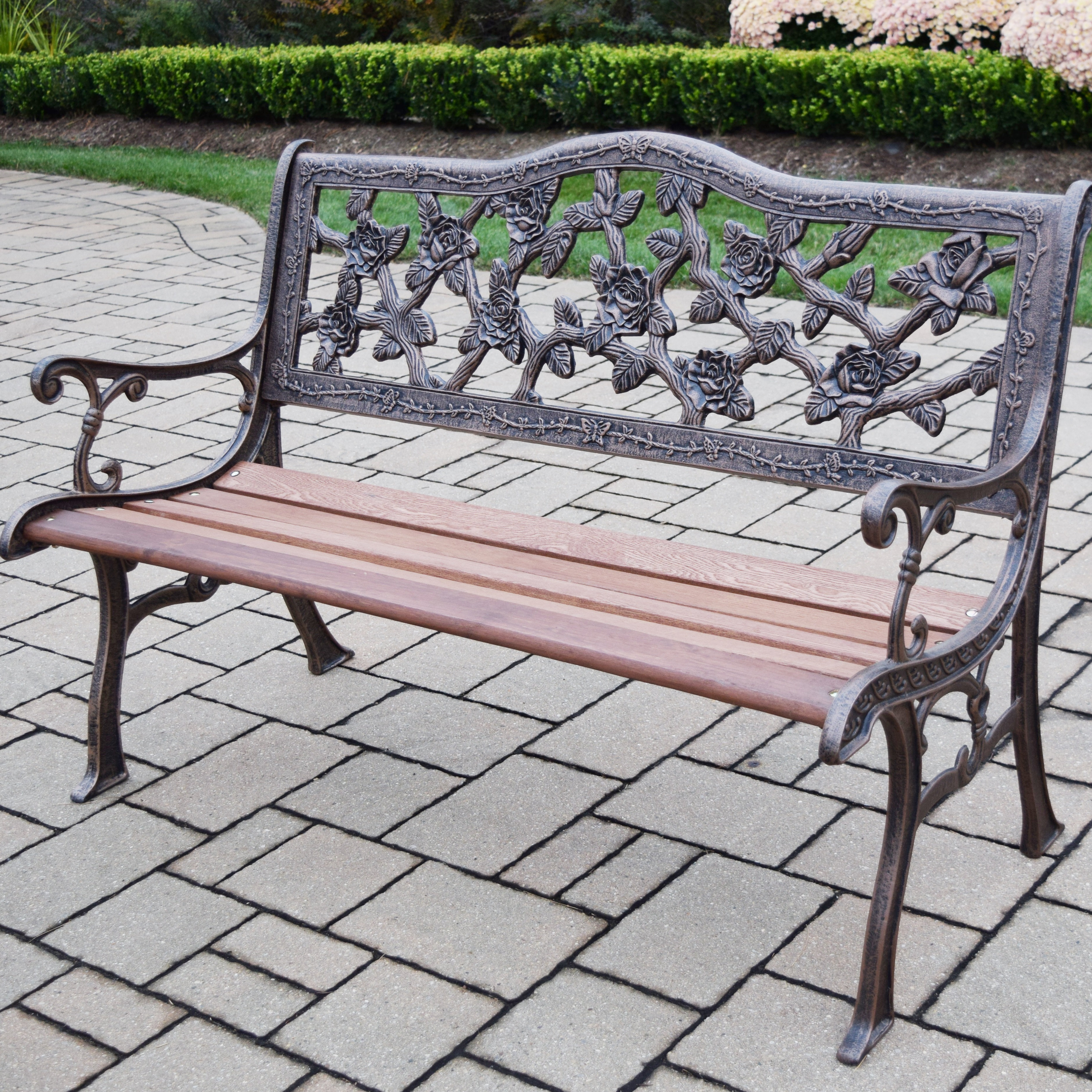 Astoria Grand Louise Park Bench Wayfair