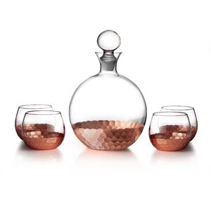 Chauncey 5-Piece Round Decanter Set