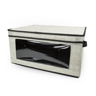 Linen Closet Bins Wayfair Damask Closet Storage Bin