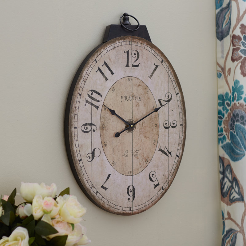 Three Posts Wall Clock & Reviews Wayfair