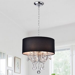 Dunaghy 4-Light Drum Chandelier