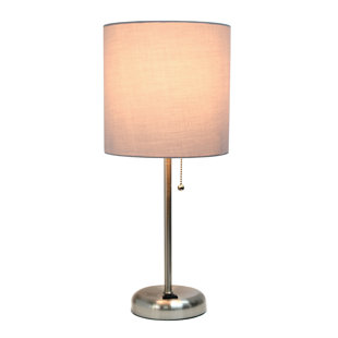 Brushed Nickel Table Lamps Wayfair Quickview