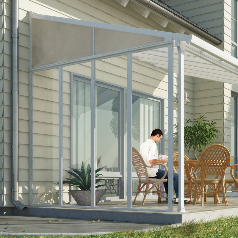 Palram Feria 10ft H X 9ft D Patio Awning Sidewall Kit Wayfair Default Name
