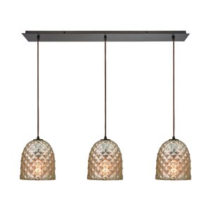 Brilon 3-Light Kitchen Island Pendant