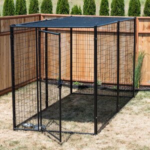 Lucky Dogu2122 Modular Steel Yard Kennel