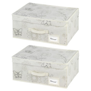 2-tlg. Box Butterfly aus Textil von Wenko