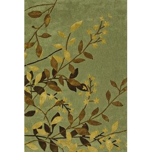 Maynes Green/Yellow Area Rug