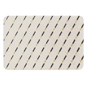 Glitter Diagonals by Nika Martinez Bath Mat