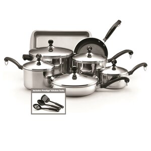 Classic 12 Piece Non-Stick Stainless Steel Cookware Set