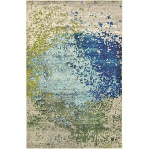 Hayes Blue/Green Area Rug