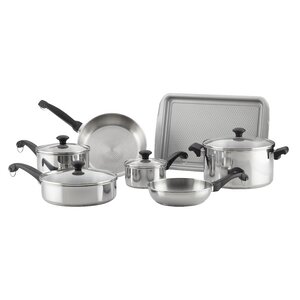 Classic Traditions 12 Piece Stainless Steel Cookware Set