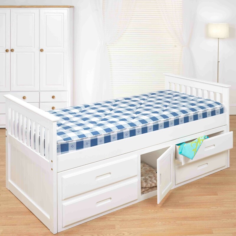 Just Kids Captain Single Bed Frame with Storage & Reviews | Wayfair.co.uk