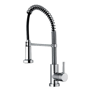Jem Single Handle Hole Faucet with Flexible Spout