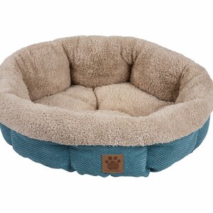 Snoozzy Mod Chic Round Shearling Bed