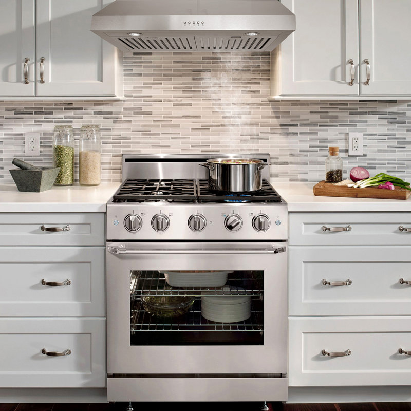 Cosmo 30 760 Cfm Ducted Under Cabinet Range Hood Reviews Wayfair 30 760 Cfm Ducted Under Cabinet Range Hood