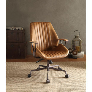 Genuine Leather Office Chairs You Ll Love Wayfair Save