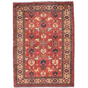 Bunkerville Hand-Knotted Brown Area Rug