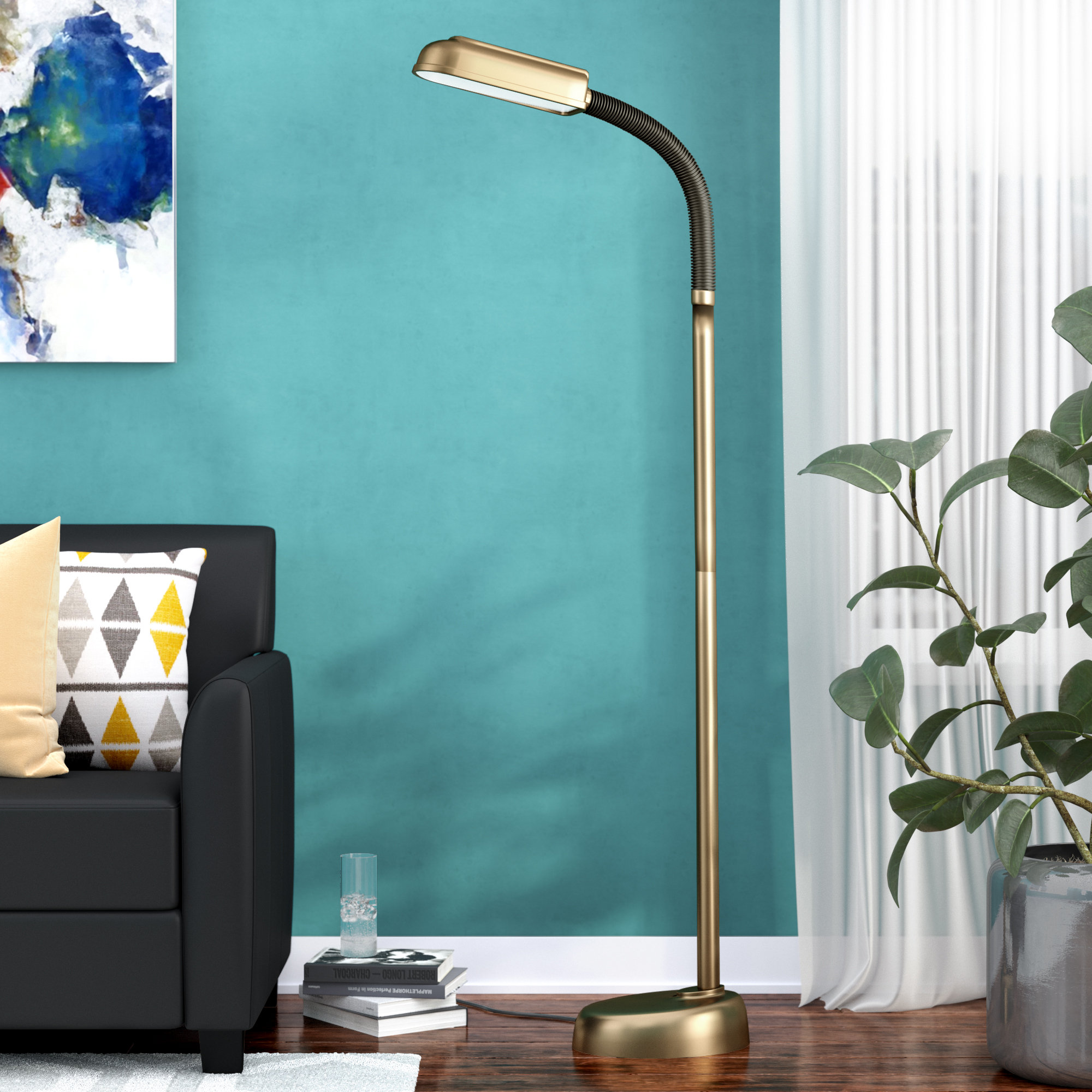 Mercury Row Mah Sunlight 62 5 Task Floor Lamp Reviews Wayfair