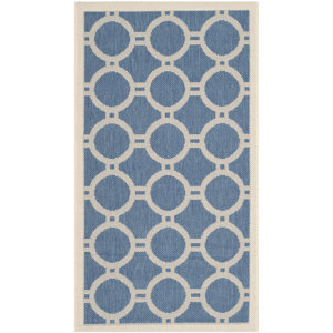 Jefferson Place Blue & Beige Outdoor Area Rug