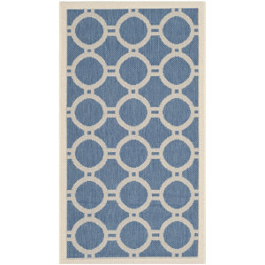 Jefferson Place Blue & Beige Outdoor Area Rug