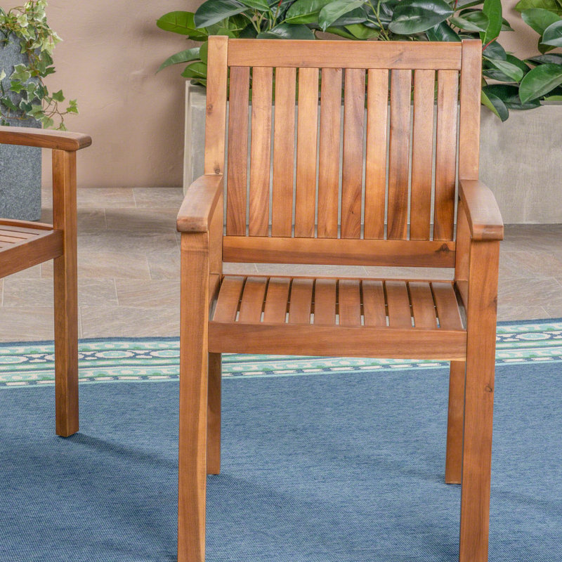 Millwood Pines Bangor Outdoor Patio Dining Chair Wayfair Bangor Outdoor Patio Dining Chair