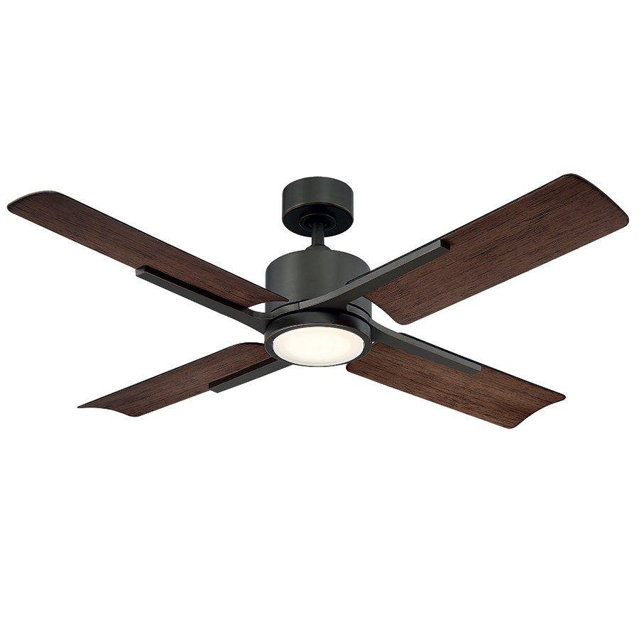 Modern Forms 56 Cervantes 4 Blade Outdoor Led Ceiling Fan With Modern Forms 56 Cervantes 4 Blade Outdoor Led Ceiling Fan With Remote Wayfair