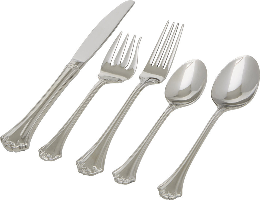 Reed & Barton Country French 5 Piece Flatware Set & Reviews Wayfair