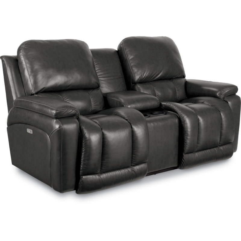 La Z Boy Greyson Leather Reclining Loveseat Wayfair