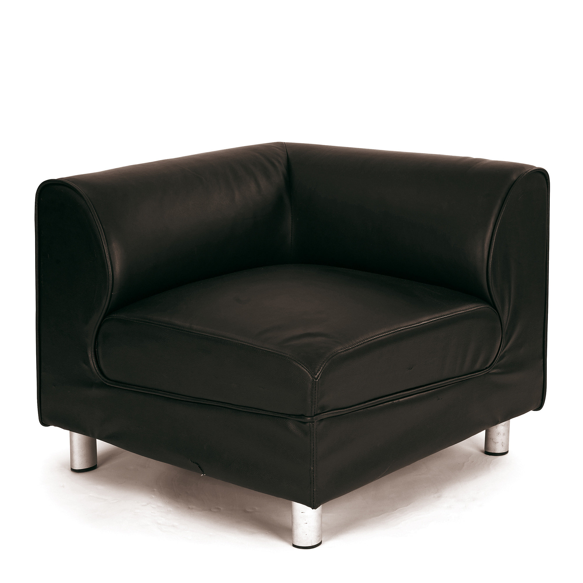 Home Haus Leather Corner Sofa Chair Wayfair Co Uk