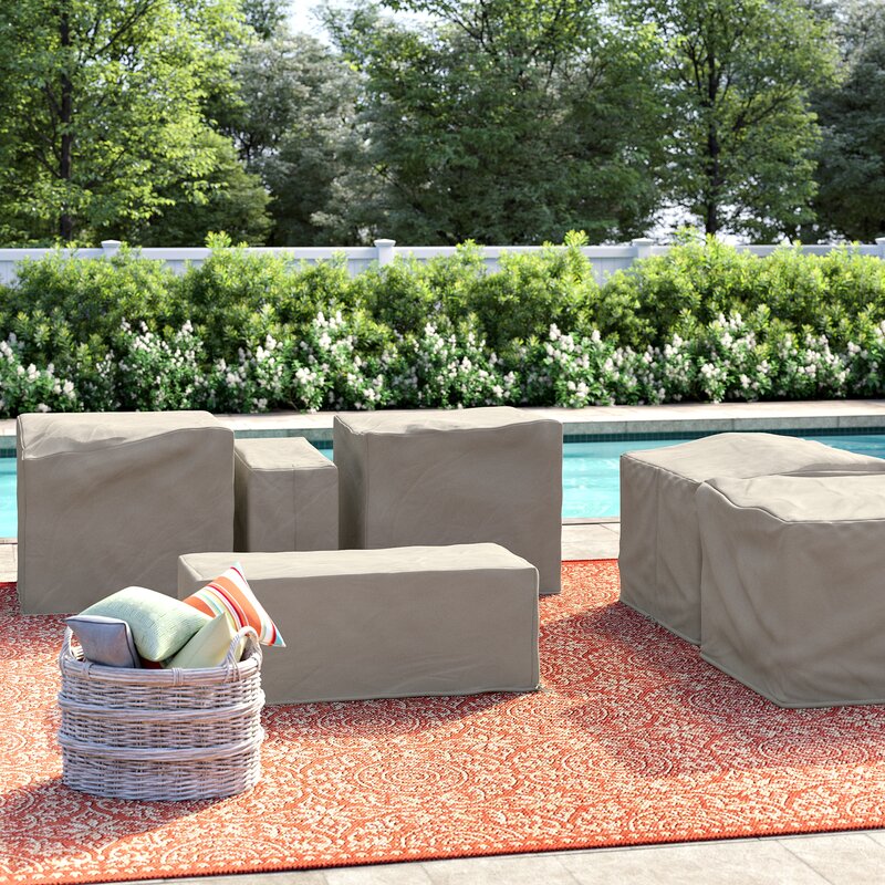 kenwick 6 piece water resistant patio furniture cover set