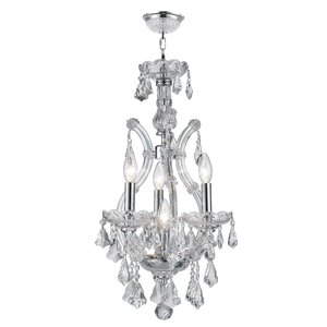 Potton 1 Tier 4-Light Crystal Chandelier