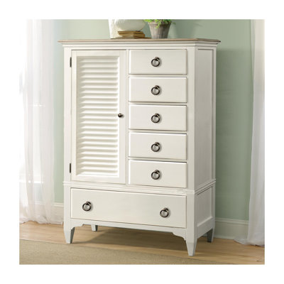 Gentleman's Chest White Dressers You'll Love | Wayfair