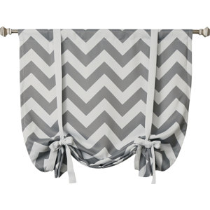 Chevron Print Tie-Up Shade