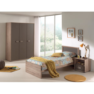 3-tlg. Schlafzimmer-Set Emma, 90 x 200 cm von Vi..
