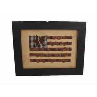 Hanging Wall Plaques Wayfair Wall Hanging Americana Burlap Plaque Decor