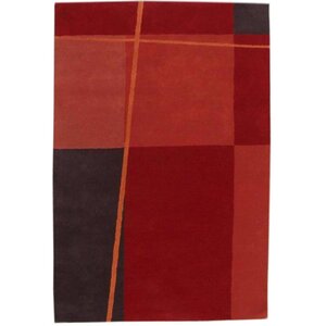 Contempo Red/Black Area Rug