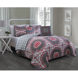 Rosella 5 Piece Quilt Set