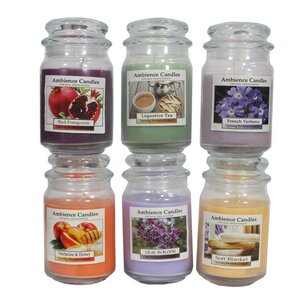 Glass Scent Jar Candle