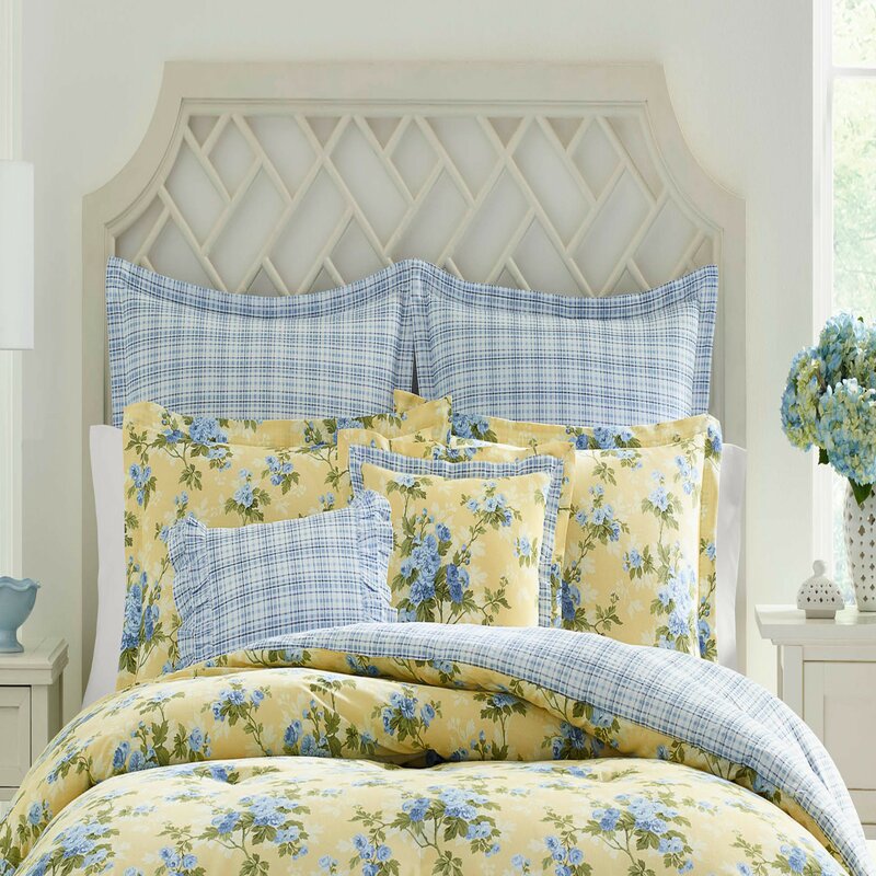 Laura Ashley Cassidy Cotton Reversible Comforter Set by Laura Ashley ...