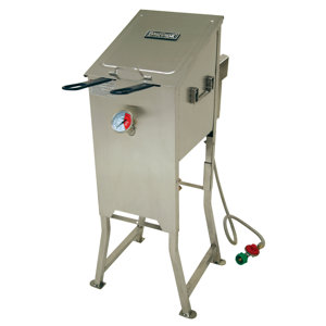 4 Gallon Bayou Fryer with 2 Stainless Baskets