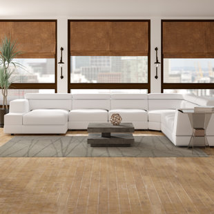 5 Piece Leather Sectional Sofa Wayfair Quickview