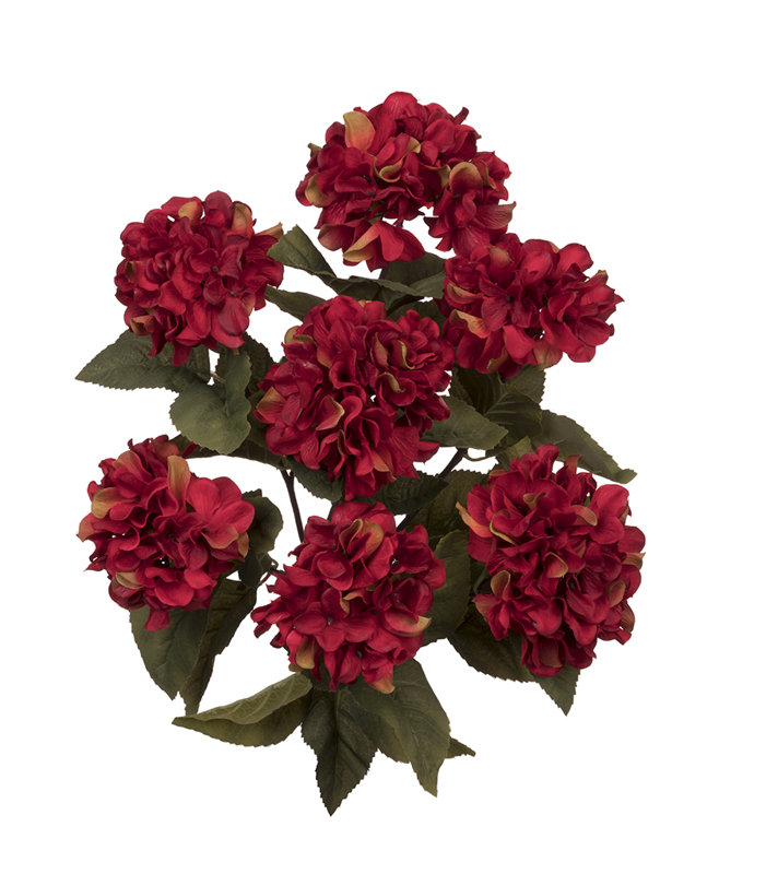 House of Silk Flowers Artificial Hydrangea Bush & Reviews Wayfair