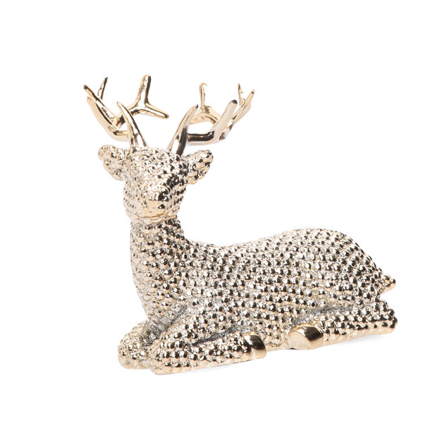 Gold Reindeer Wayfair